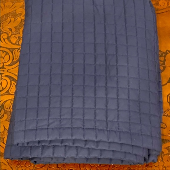 Hotel Linen Chest Bed Skirt - Double/ Full - Navy Blue - Picture 7 of 10